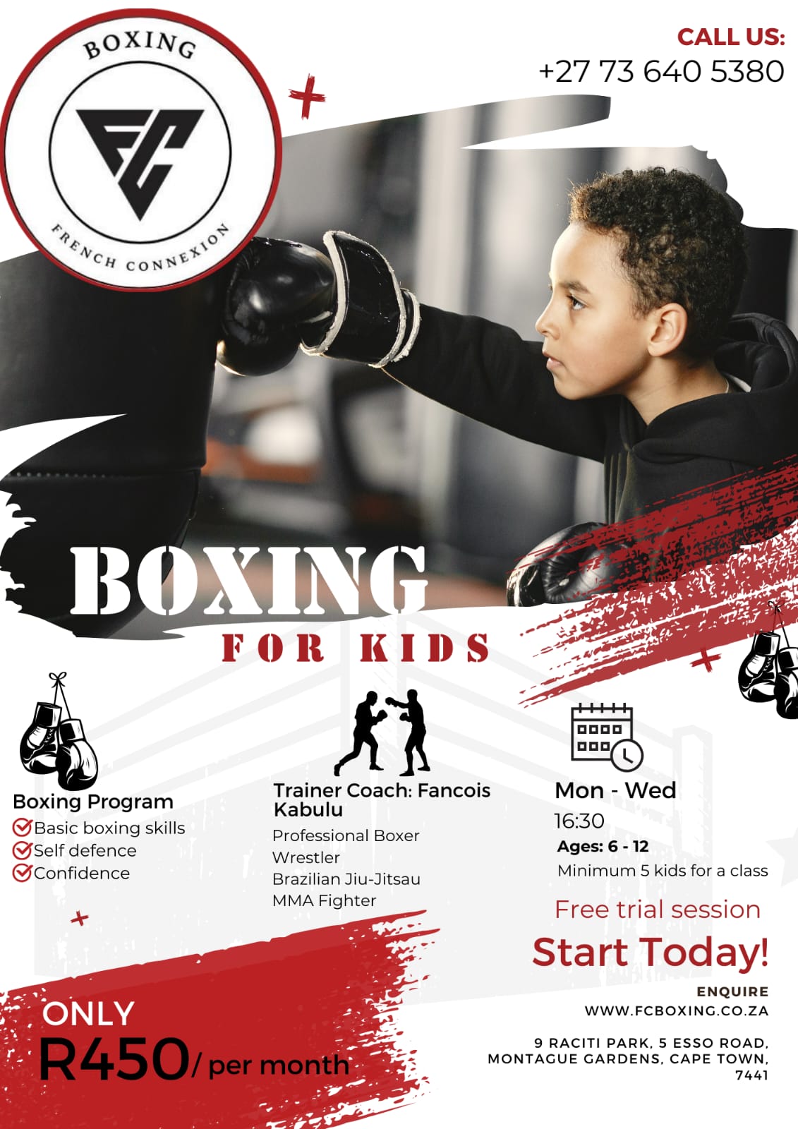 Kids boxing